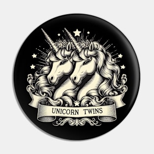 unicorn twins Pin