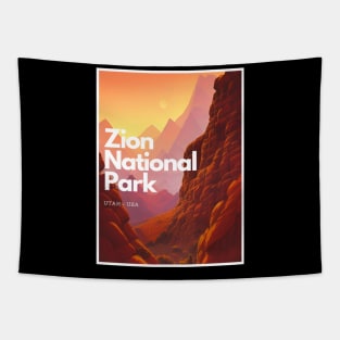 Zion National park hike - Utah USA Tapestry