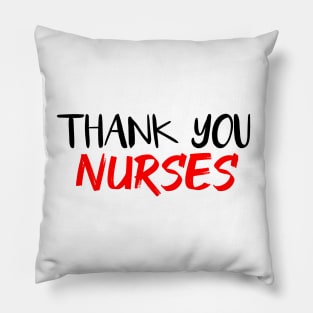 thank you nurses Pillow