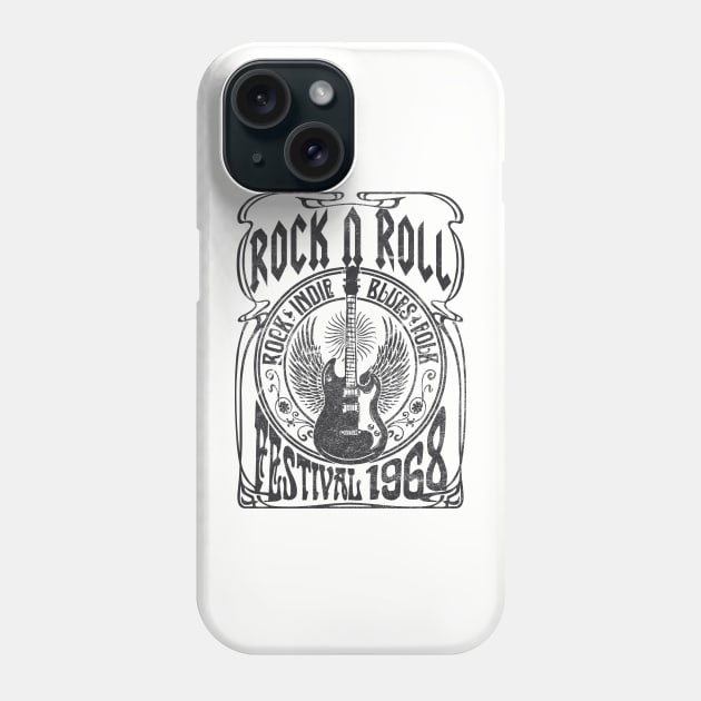 Rock N Roll Festival Phone Case by LifeTime Design