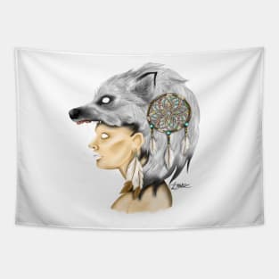 NATIVE AMERICAN HEADDRESS Tapestry