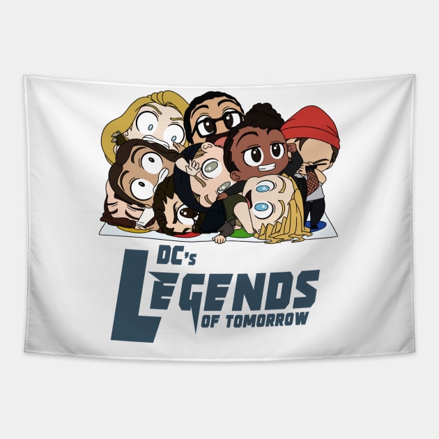 Legends con Twister Game Tapestry by RotemChan