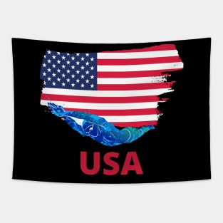 USA Swimming Tapestry