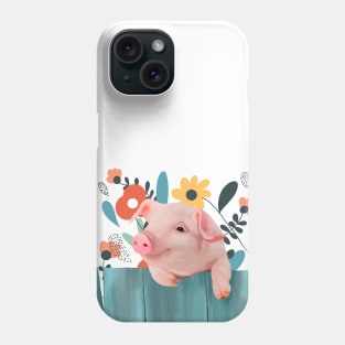 Cute Baby Animals - Piglet Phone Case