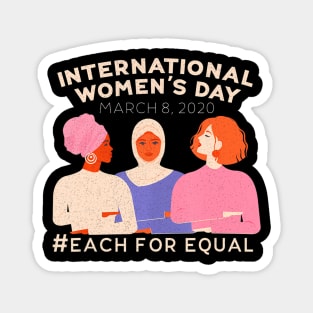 International Womens Day March 8 2020 Magnet