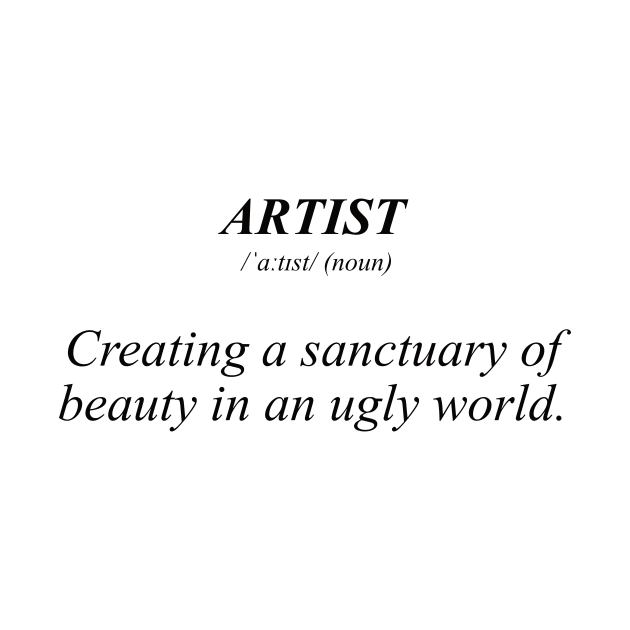 Artist Definition by Trendy Tshirts