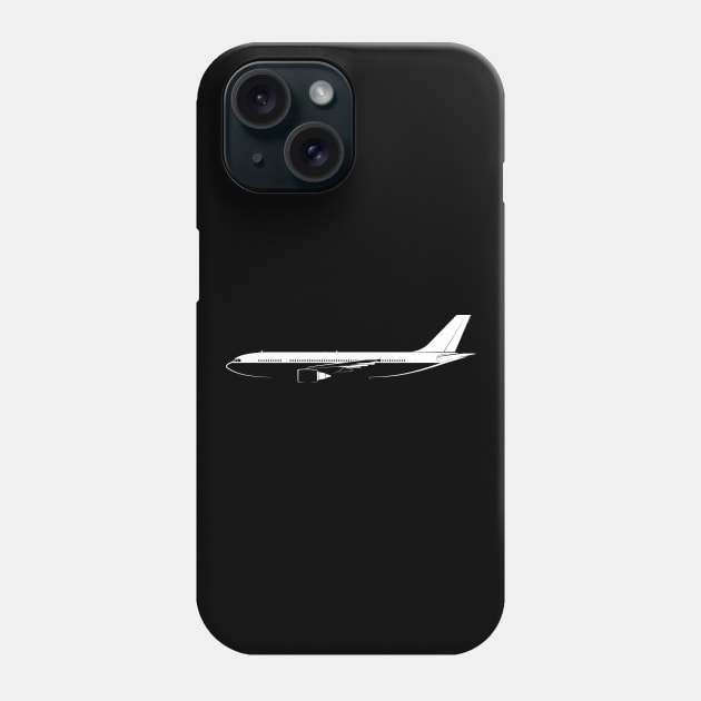 Airbus A300-600 Silhouette Phone Case by Car-Silhouettes