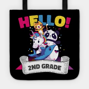 Hello Second 2nd Grade Teacher First Day Of School Tote