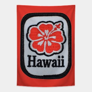 Hawaii Hibiscus Patch Tapestry