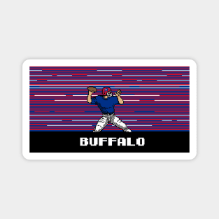 8-Bit Quarterback - Buffalo Magnet