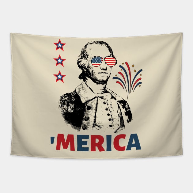 4th of july, independence day USA Tapestry by Sam D