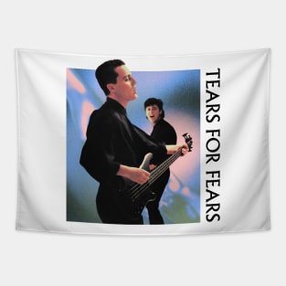 Vintage 80s Tears For Fears Tapestry