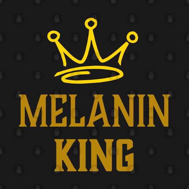 Melanin King, Black Man, African American Black History by UrbanLifeApparel