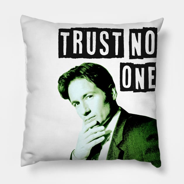 The X-Files - Fox Mulder Trust No One Pillow by AllThingsNerdy