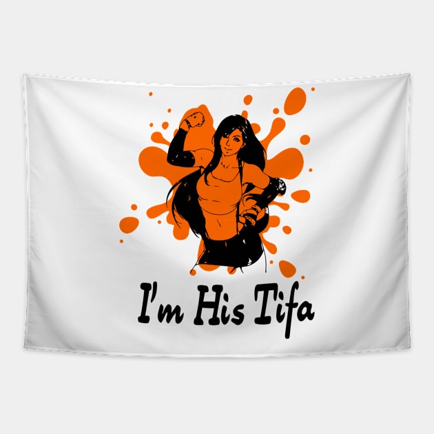 I'm his Tifa Tapestry by batinsaja