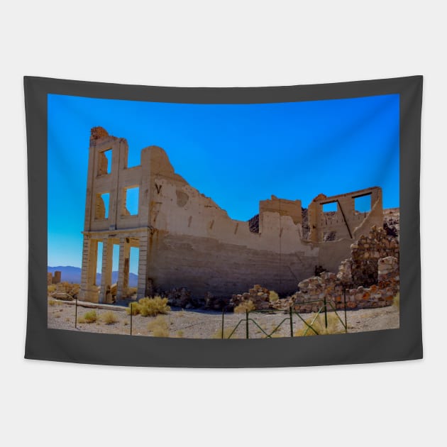 Ghost Town Bank Tapestry by Rob Johnson Photography