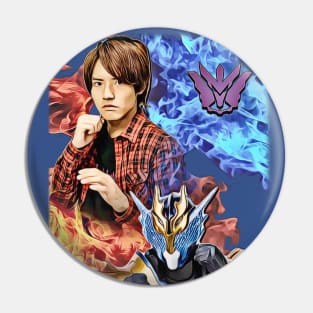 Kamen Rider Cross-Z Side-by-Side   (style #2) Pin