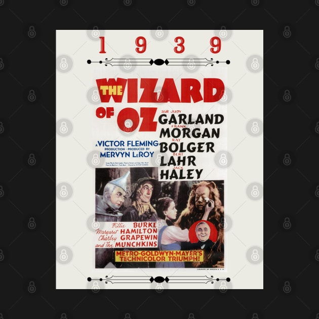 The Wizard of Oz 1939 Movie Poster by All Thumbs