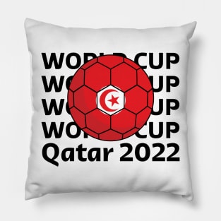 World Cup Qatar 2022  - Team Tunisia Pillow