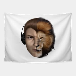 BORN READY - Lion Tee Tapestry