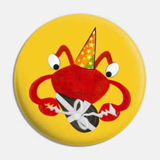 Beach party for the birthday crab Pin