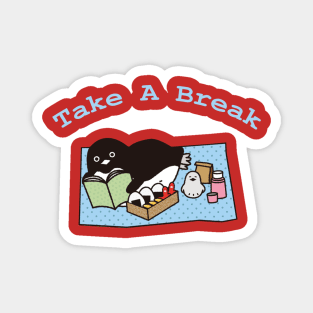 Take a beak penguin lovers Magnet