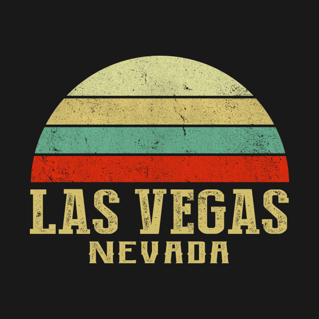 Discover LAS VEGAS NEVADA Vintage Retro Sunset - Las Vegas Nevada - T-Shirt