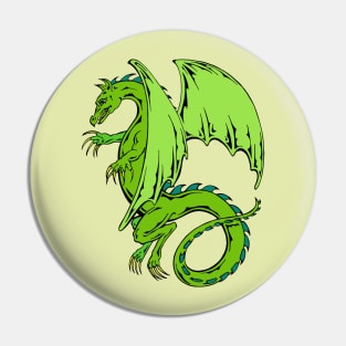 Green Dragon Pin