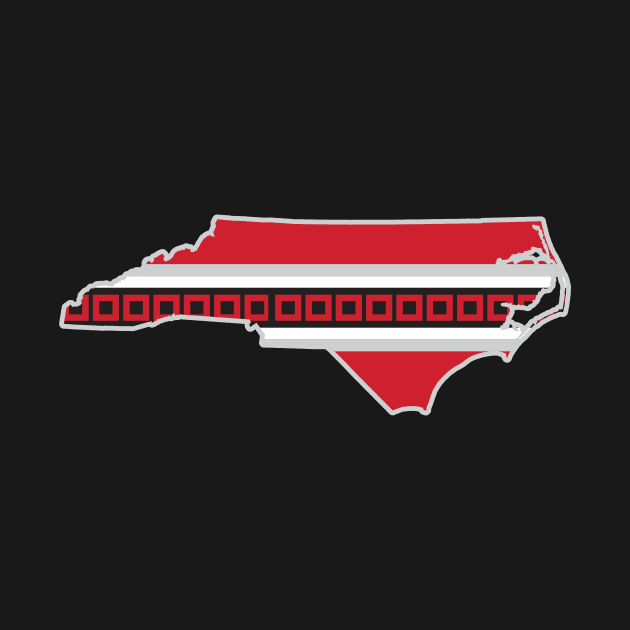 Carolina Hurricanes State Outline T-shirt by stayfrostybro