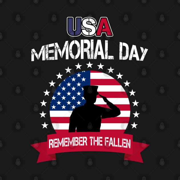 USA Memorial Day - Remember the Fallen by MilotheCorgi