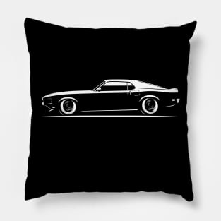 1969 Mustang Shelby GT350 Fastback Pillow