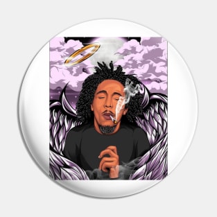 Reggae music angel Pin