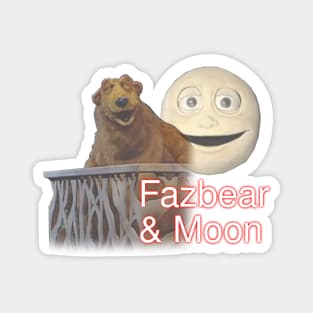 Freddy Fazbear & Moon Bear Meme Magnet