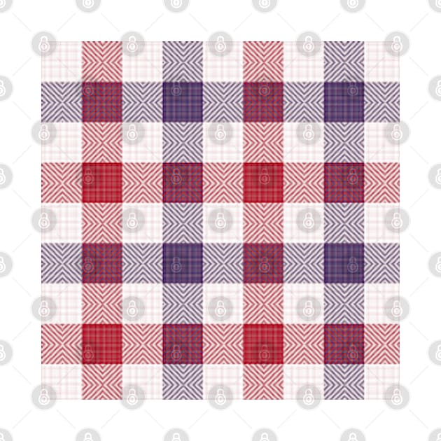 4 th of July Plaids , Tartans , Checks by justrachna