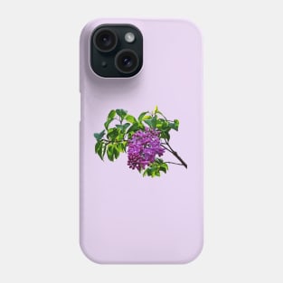 Lilacs Just Opening Phone Case