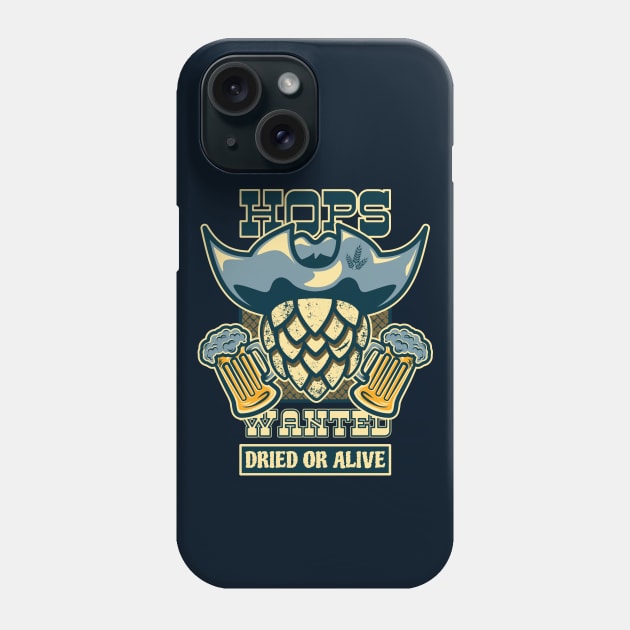 Beer Hops Pirate Phone Case by dkdesigns27