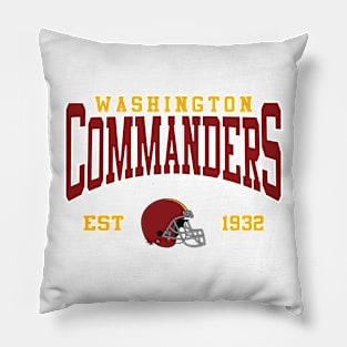 Retro Washington Football Pillow