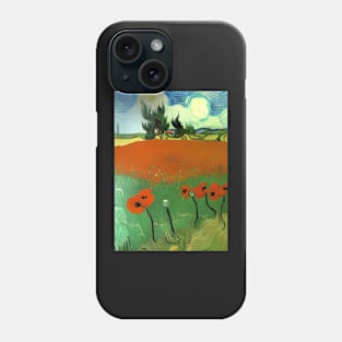 STYLISH POPPY FIELD VAN GOGH STYLE Phone Case