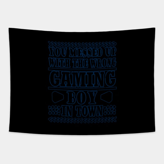 Gaming Gamer Gambling Headphones Video Games Tapestry by FindYourFavouriteDesign