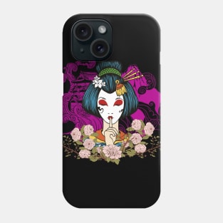 Geisha traditional Japanese arts Phone Case