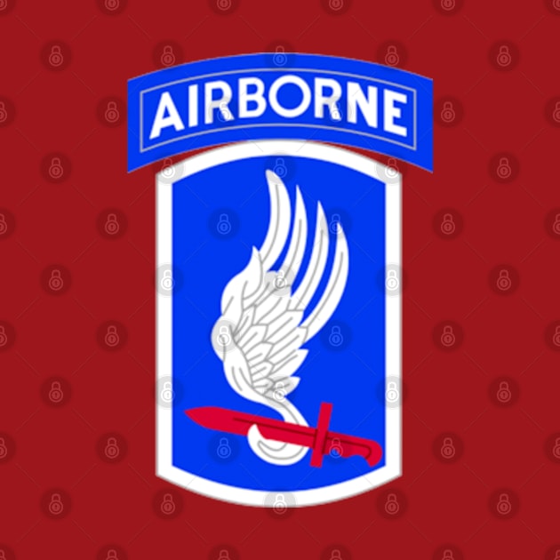 173rd Airborne Brigade Shoulder Patch by Desert Owl Designs