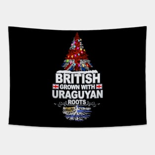 British Grown With Uraguyan Roots - Gift for Uraguyan With Roots From Uruguay Tapestry