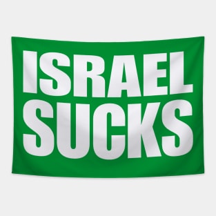 Israel SUCKS - White - Double-sided Tapestry