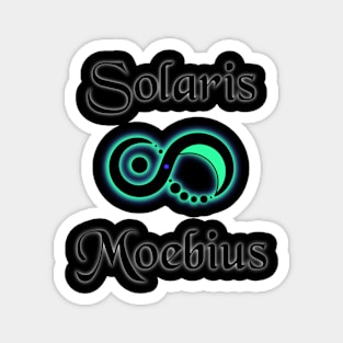 Solaris Moebius Grün / Hellblau (Logo mit Schrift) Magnet