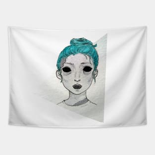 Zombie Girl Tapestry