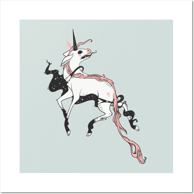 The Last Unicorn Art Print by Deer Dandy