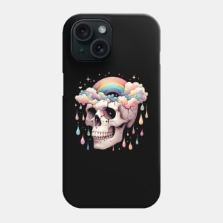 Rainbow Skull | T Shirt Design Phone Case