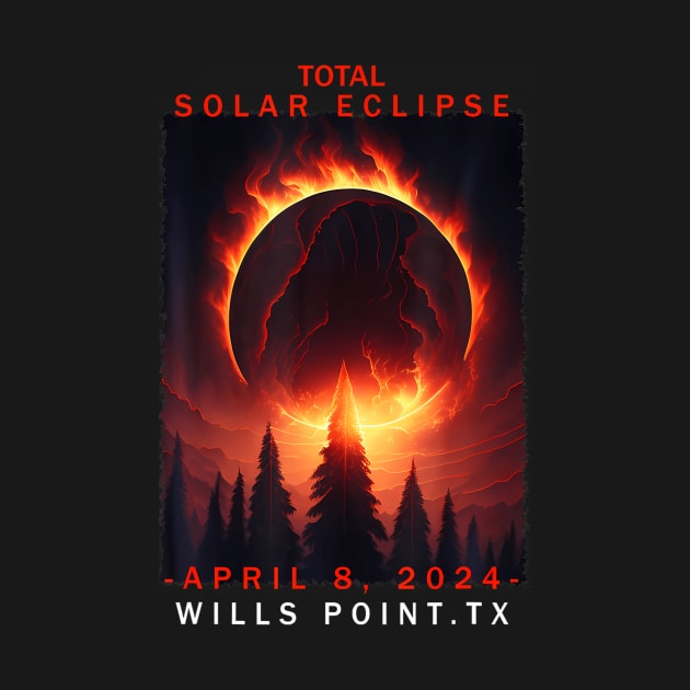 Wills Point Texas Total Solar Eclipse 2024 by SanJKaka