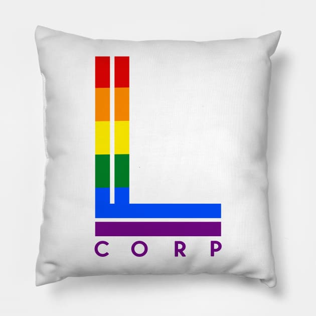 L-Corp Pride Pillow by brendalee