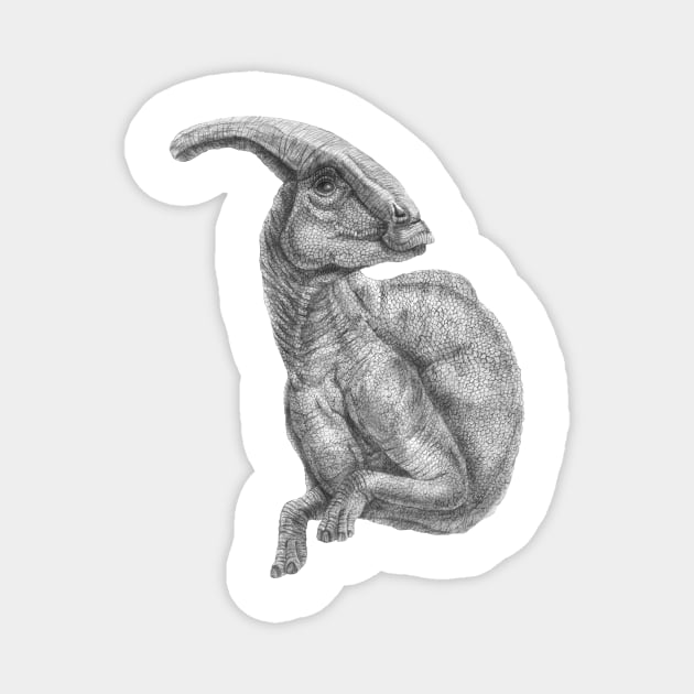 parasaurolophus Magnet by TimeSkiff